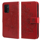 For OPPO A74 4G / F19 4G / Red