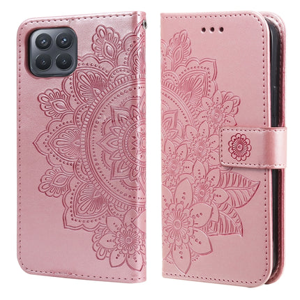 7-petal Flowers Embossing Pattern Horizontal Flip PU Leather Case with Holder & Card Slots & Wallet & Photo Frame, For OPPO A93 5G / A74 5G / A54 5G, For OPPO A94 4G / F19 Pro / Reno5 F / Reno5 Lite, For OPPO A94 5G / F19 Pro+ / Reno5 Z 5G             ...