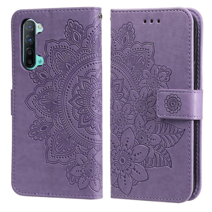 7-petal Flowers Embossing Pattern Horizontal Flip PU Leather Case with Holder & Card Slots & Wallet & Photo Frame, For OPPO Reno3 5G / Find X2 Lite / K7, For OPPO Reno3 Pro 5G / Find X2 Neo, For OPPO Reno5 5G / 4G / Find X3 Lite                        ...