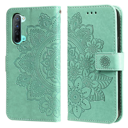 7-petal Flowers Embossing Pattern Horizontal Flip PU Leather Case with Holder & Card Slots & Wallet & Photo Frame, For OPPO Reno3 5G / Find X2 Lite / K7, For OPPO Reno3 Pro 5G / Find X2 Neo, For OPPO Reno5 5G / 4G / Find X3 Lite                        ...