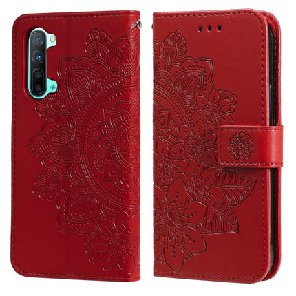 7-petal Flowers Embossing Pattern Horizontal Flip PU Leather Case with Holder & Card Slots & Wallet & Photo Frame, For OPPO Reno3 5G / Find X2 Lite / K7, For OPPO Reno3 Pro 5G / Find X2 Neo, For OPPO Reno5 5G / 4G / Find X3 Lite                        ...