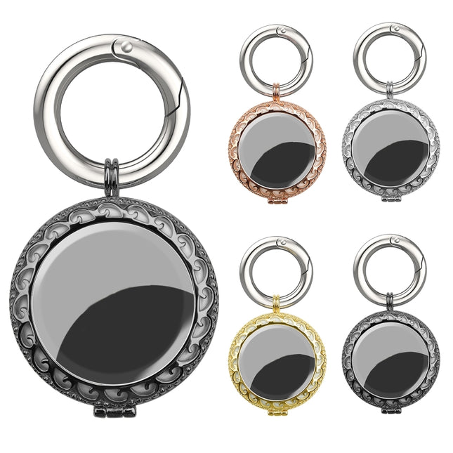 Stoßfeste Schutzhülle im Kupferschmuckstil mit Schlüsselanhänger-Hakenschlaufe, für AirTag