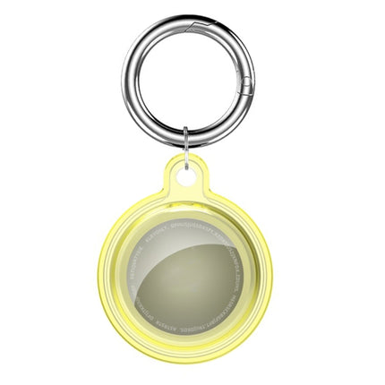 All-inclusive Clear Crystal Shockproof Protective Cover Case with Keychain Hook Loop, For AirTag 2nd Gen / AirTag 1st Gen