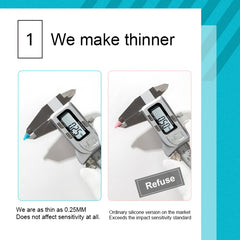 10 PCS Paperfeel Flim Mute Nib Schutzhülle für Apple Pencil 1 / 2