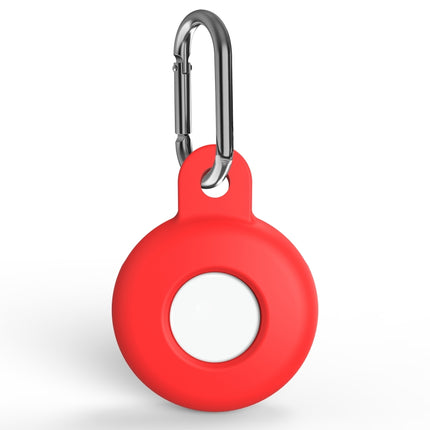 Kratzfeste, stoßfeste Schutzhülle aus Silikon mit Karabiner für AirTag