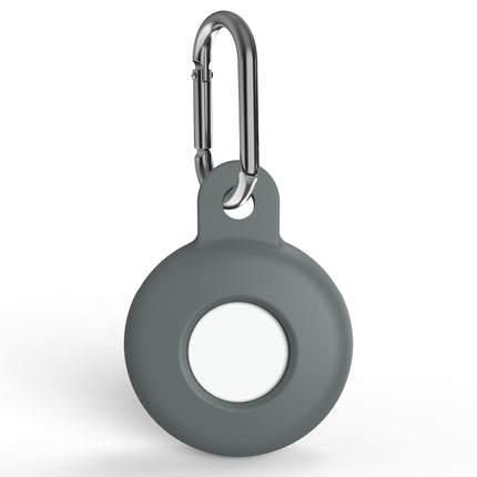Kratzfeste, stoßfeste Schutzhülle aus Silikon mit Karabiner für AirTag