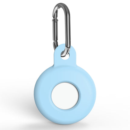 Kratzfeste, stoßfeste Schutzhülle aus Silikon mit Karabiner für AirTag