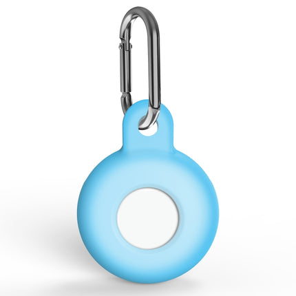 Kratzfeste, stoßfeste Schutzhülle aus Silikon mit Karabiner für AirTag