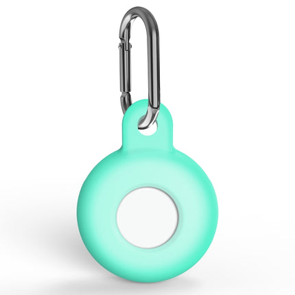 Kratzfeste, stoßfeste Schutzhülle aus Silikon mit Karabiner für AirTag