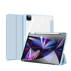 DUX DUCIS TOBY-Serie, stoßfestes PU-Leder + PC + TPU, horizontales Klappetui mit Halterung &amp; Stiftschlitz &amp; Schlaf-/Weckfunktion, für iPad Pro 11 2022/2021/2020, für iPad Pro 12.9 2022/2021/2020