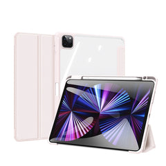 DUX DUCIS TOBY-Serie, stoßfestes PU-Leder + PC + TPU, horizontales Klappetui mit Halterung &amp; Stiftschlitz &amp; Schlaf-/Weckfunktion, für iPad Pro 11 2022/2021/2020, für iPad Pro 12.9 2022/2021/2020