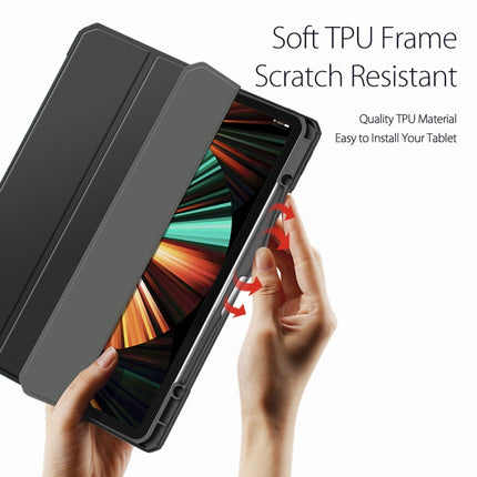 DUX DUCIS TOBY Series Shockproof PU Leather + PC + TPU Horizontal Flip Case with Holder & Pen Slot & Sleep / Wake-up Function