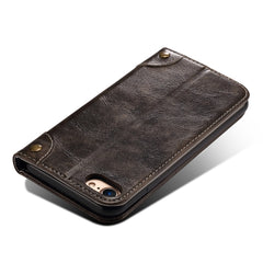 Baroque Simple Horizontal Flip Leather Case, with Holder & Card Slots & Wallet, For iPhone SE 2022 / SE 2020 / 8 / 7, For iPhone 8 Plus / 7 Plus, For iPhone XR, For iPhone XS Max