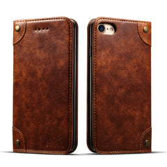 Baroque Simple Horizontal Flip Leather Case, with Holder & Card Slots & Wallet, For iPhone SE 2022 / SE 2020 / 8 / 7, For iPhone 8 Plus / 7 Plus, For iPhone XR, For iPhone XS Max
