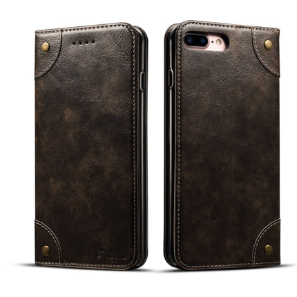 Baroque Simple Horizontal Flip Leather Case, with Holder & Card Slots & Wallet, For iPhone 11, For iPhone 11 Pro, For iPhone 11 Pro Max, For iPhone XS / X, For iPhone SE 2022 / SE 2020 / 8 / 7, For iPhone 8 Plus / 7 Plus