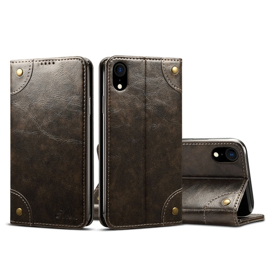 Baroque Simple Horizontal Flip Leather Case, with Holder & Card Slots & Wallet, For iPhone XR, For iPhone XS Max