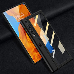 GKK Foldable Protective Leather Case + Screen Protector with Holder, For Huawei Mate Xs