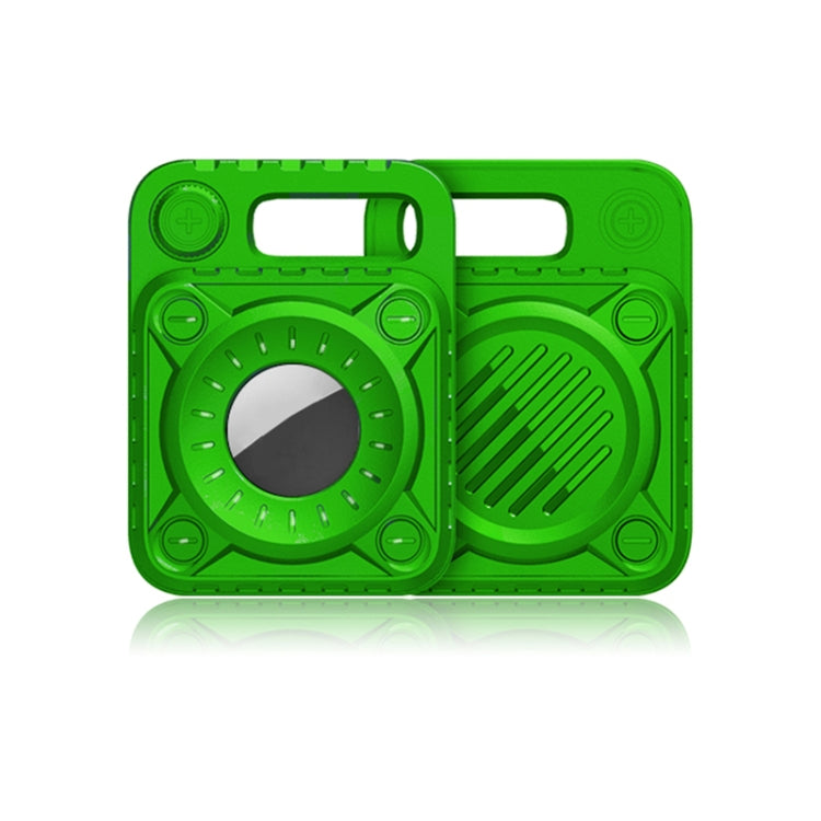 Funda protectora de TPU a prueba de golpes y arañazos con cierre de velcro para AirTag, Armor y Punk Armor