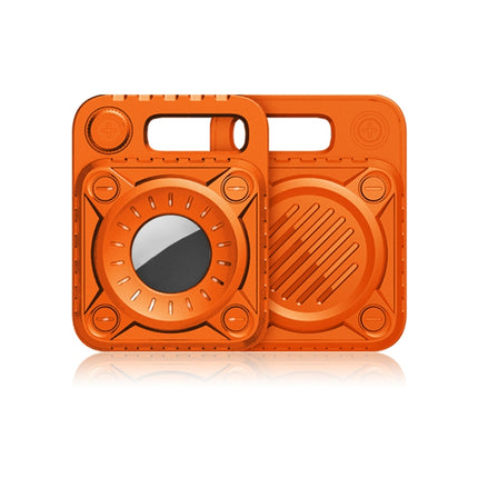 Kratzfeste, stoßfeste TPU-Schutzhülle mit Schlüsselanhänger-Hakenschlaufe für AirTag, Armor, Punk Armor