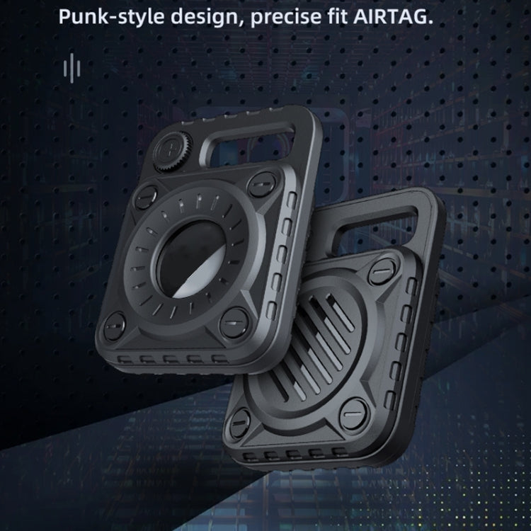 Funda protectora de TPU a prueba de golpes y arañazos con cierre de velcro para AirTag, Armor y Punk Armor