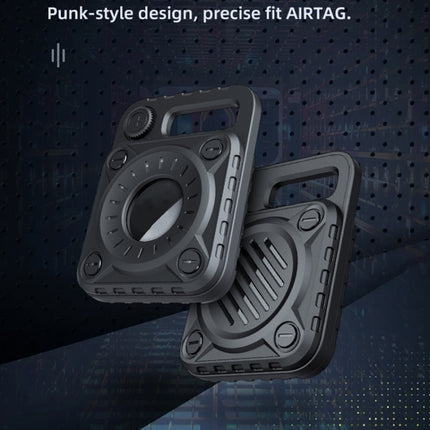 Anti-scratch Shockproof TPU Protective Cover Case with Keychain Hook Loop, Punk Armor