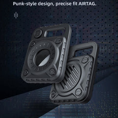 Funda protectora de TPU a prueba de golpes y arañazos con cierre de velcro para AirTag, Armor y Punk Armor