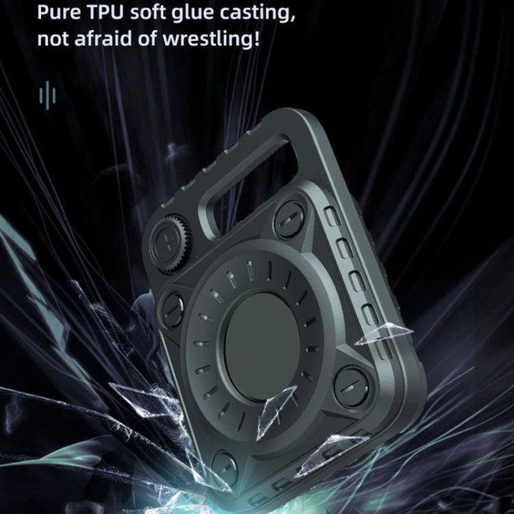 Funda protectora de TPU a prueba de golpes y arañazos con cierre de velcro para AirTag, Armor y Punk Armor