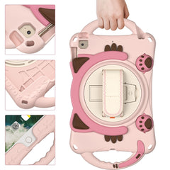 Cute Cat King Kids Shockproof EVA Protective Case with Holder & Shoulder Strap & Handle, For iPad mini 5 / 4 / 3 / 2 /1