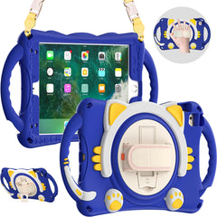 Cute Cat King Kids Shockproof EVA Protective Case with Holder & Shoulder Strap & Handle, For iPad mini 5 / 4 / 3 / 2 /1