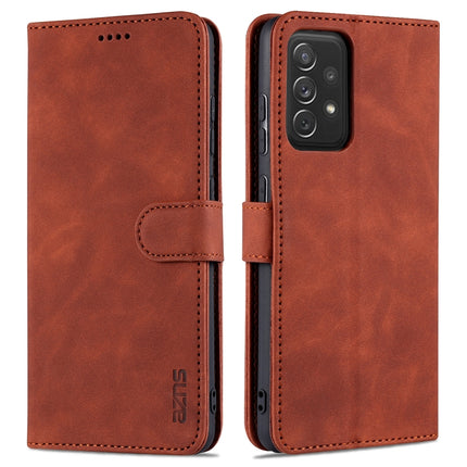 AZNS Skin Feel Calf Texture Horizontal Flip Leather Case with Card Slots & Holder & Wallet, For Samsung Galaxy A12 5G, For Samsung Galaxy A52 5G / 4G, For Samsung Galaxy A72 5G / 4G, For Samsung Galaxy S20 FE