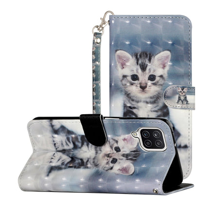 3D Pattern Horizontal Flip PU Leather Case with Holder & Card Slots & Wallet, For Samsung Galaxy A22 4G, For Samsung Galaxy A32 4G