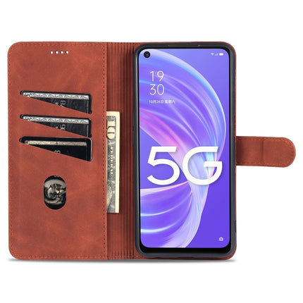 AZNS Skin Feel Calf Texture Horizontal Flip Leather Case with Card Slots & Holder & Wallet, For OPPO A72 5G / A52 5G, For OPPO A94 5G / A95 5G / Reno5Z 5G / F19 Pro+, For OPPO Reno5 / Reno5 K
