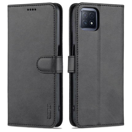 AZNS Skin Feel Calf Texture Horizontal Flip Leather Case with Card Slots & Holder & Wallet, For OPPO A72 5G / A52 5G, For OPPO A94 5G / A95 5G / Reno5Z 5G / F19 Pro+, For OPPO Reno5 / Reno5 K