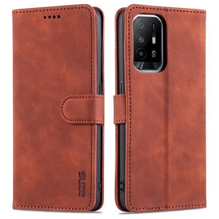 AZNS Skin Feel Calf Texture Horizontal Flip Leather Case with Card Slots & Holder & Wallet, For OPPO A72 5G / A52 5G, For OPPO A94 5G / A95 5G / Reno5Z 5G / F19 Pro+, For OPPO Reno5 / Reno5 K
