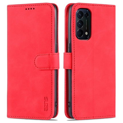 AZNS Skin Feel Calf Texture Horizontal Flip Leather Case with Card Slots & Holder & Wallet, For OPPO A72 5G / A52 5G, For OPPO A94 5G / A95 5G / Reno5Z 5G / F19 Pro+, For OPPO Reno5 / Reno5 K