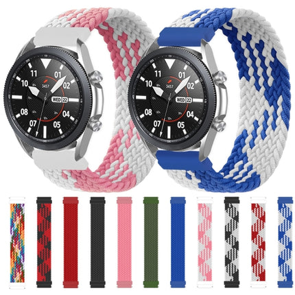 For Garmin Vivoactive 3 Adjustable Nylon Braided Elasticity Replacement Strap Watchband, 125mm, 135mm