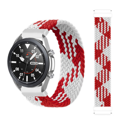 For Garmin Vivoactive 3 Adjustable Nylon Braided Elasticity Replacement Strap Watchband, 125mm, 135mm