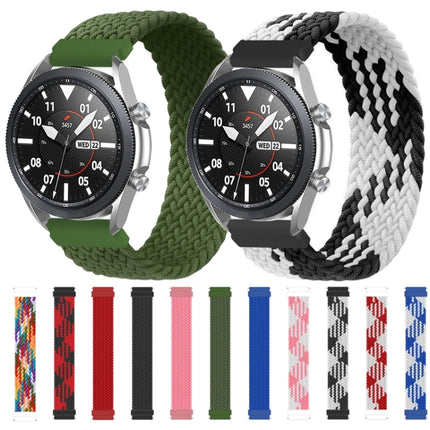 For Garmin Vivoactive 3 Adjustable Nylon Braided Elasticity Replacement Strap Watchband, 145mm, 155mm