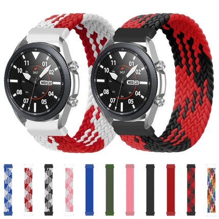 For Huawei Watch 3 / 3 Pro Adjustable Nylon Braided Elasticity Replacement Strap Watchband, 125mm, 135mm