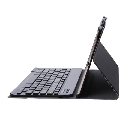 A220 Splittable Bluetooth Keyboard Leather Case for Samsung Galaxy Tab A7 Lite 8.7 T220 / T225,  with Holder & Elastic Band Function