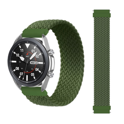 For Samsung Galaxy Watch 42mm Adjustable Nylon Braided Elasticity Replacement Strap Watchband, 125mm, 135mm