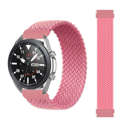 For Samsung Galaxy Watch 42mm Adjustable Nylon Braided Elasticity Replacement Strap Watchband, 145mm, 155mm