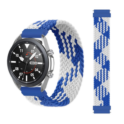For Samsung Galaxy Watch 42mm Adjustable Nylon Braided Elasticity Replacement Strap Watchband, 145mm, 155mm