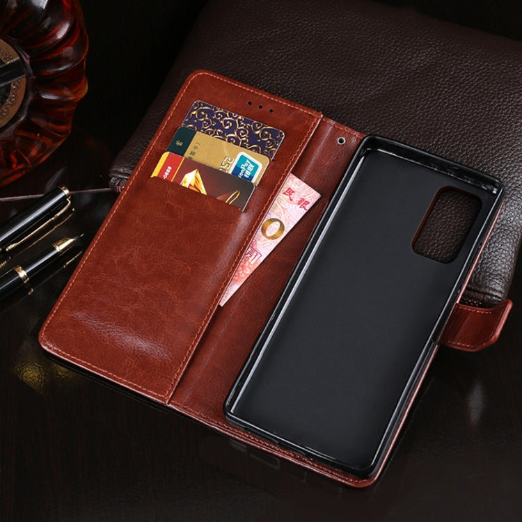 idewei Crazy Horse Texture Horizontal Flip Leather Case with Holder & Card Slots & Wallet, For OPPO Reno 6 Pro, For OPPO Reno 6 Pro 5G, For vivo X60 /  X60 (Curved Screen Version), For OPPO Reno5 A (Japanese Version)