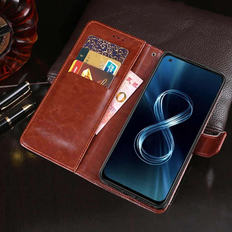 idewei Crazy Horse Texture Horizontal Flip Leather Case with Holder & Card Slots & Wallet, For Asus Zenfone 8 ZS590KS, For Cubot C20, For Nokia G20