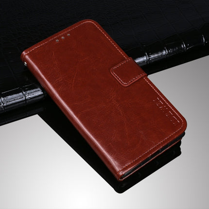 idewei Crazy Horse Texture Horizontal Flip Leather Case with Holder & Card Slots & Wallet, For Samsung Galaxy F12, For Samsung Galaxy F52 5G, For Sharp Aquos R6