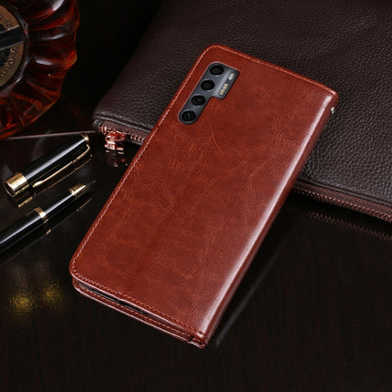 idewei Crazy Horse Texture Horizontal Flip Leather Case with Holder & Card Slots & Wallet, For TCL 20 Pro 5G, For Xiaomi Redmi Note 10 Pro 5G, For Honor Play 5T Vitality Edition
