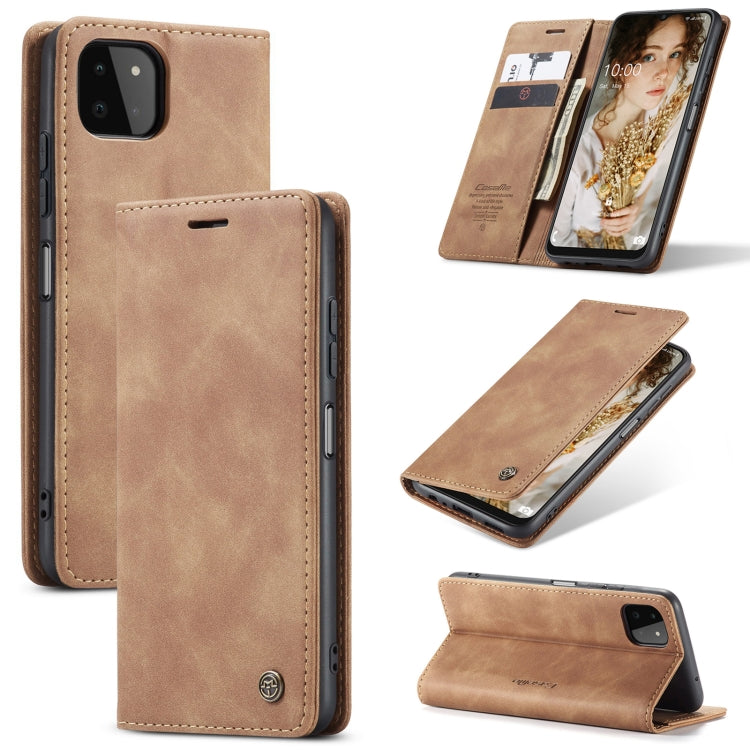 CaseMe 013 Multifunctional Horizontal Flip Leather Case with Card Slot & Holder & Wallet, For Samsung Galaxy A22 5G