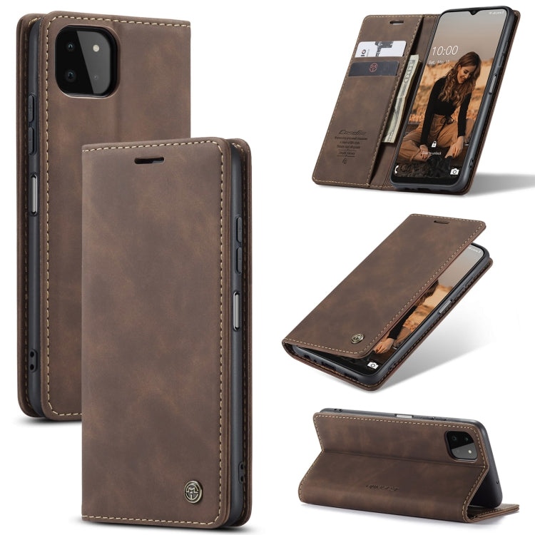 CaseMe 013 Multifunctional Horizontal Flip Leather Case with Card Slot & Holder & Wallet, For Samsung Galaxy A22 5G