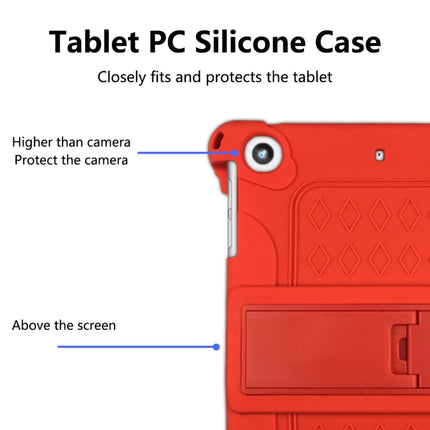 All-inclusive Silicone Shockproof Case with Holder, For iPad Pro 10.5 / 10.2 2021 / 2020 / 2019 / Air 3, For iPad Pro 11 2021 / 2020 / Air 2020 10.9, For iPad Pro 12.9 2021 / 2020
